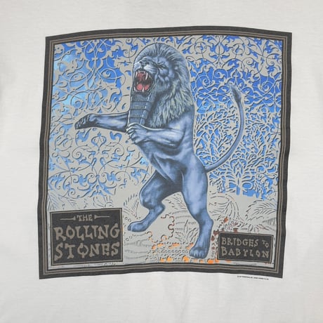 ROLLING STONES BRIDGES TO BABYLON WORLD TOUR 1997 WHITE anvil XL 39533