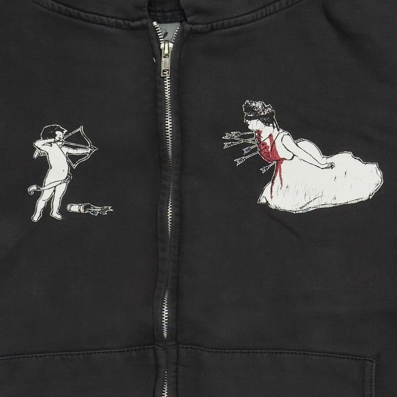 MY CHEMICAL ROMANCE CUPID ZIP UP HOODIE XL 9333