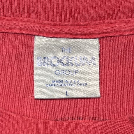 FISH BONE 1991 RACISM SUCKS RED BROCKUM LARGE 0859