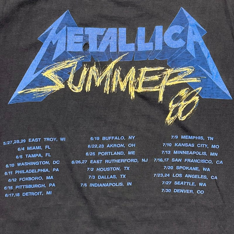 METALLICA 1988 DAMAGED JUSTICE FITS XL 8120 | g