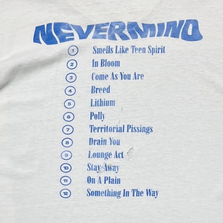 NIRVANA NEVERMIND SCREEN STARS XL 5624