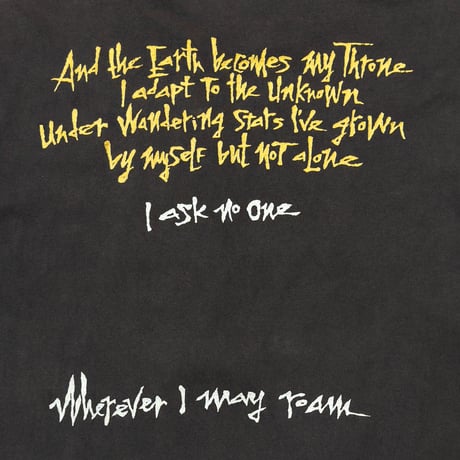 METALLICA WHEREVER I MAY ROAM PUSHEAD FITS LARGE 9686