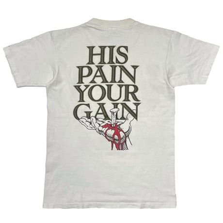 LORD'S GYM HIS PAIN YOUR GAIN WHITE MEDIUM 5778