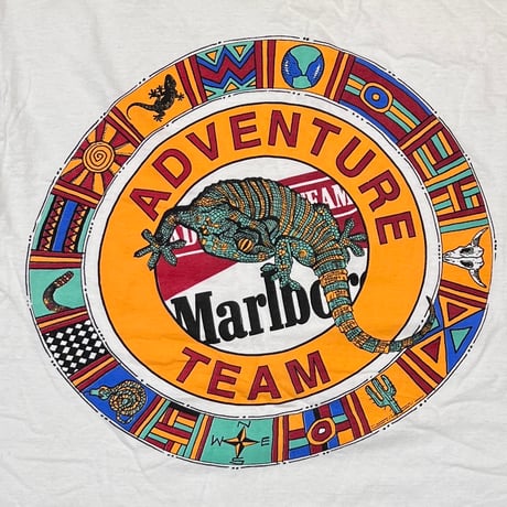 Marlboro ADVENTURE TEAM POCKET TEE WHITE FITS XL 6631