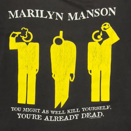 MARILYN MANSON 1996 YOU MIGHT AS WELL KILL YOURSELF YOU'RE ALREADY DEAD WINTERLAND LARGE 8079
