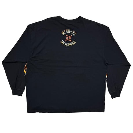 METALLICA SAN FRANCISCO ARM FLAME LS DELTA XXL 8668