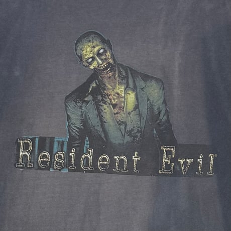 CAPCOM RESIDENT EVIL GAME PROMO FADED BLACK GILDAN HEAVY XL 2002