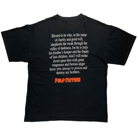 PULP FICTION TOY TEE BLACK M&O LARGE 2573