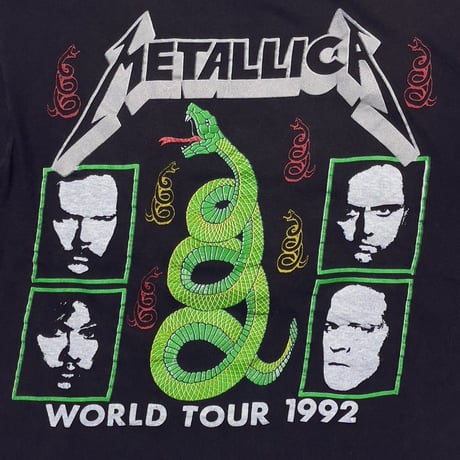 METALLICA WORLD TOUR 1992 RULES BOOTLEG FITS LARGE 1982