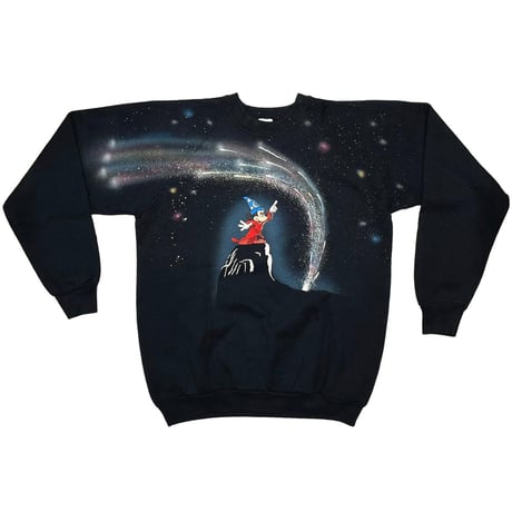 DISNEY VINTAGE FANTASIA MICKEY GALAXY OVP CREWNECK SWEAT FRUIT OF THE LOOM XL 5660