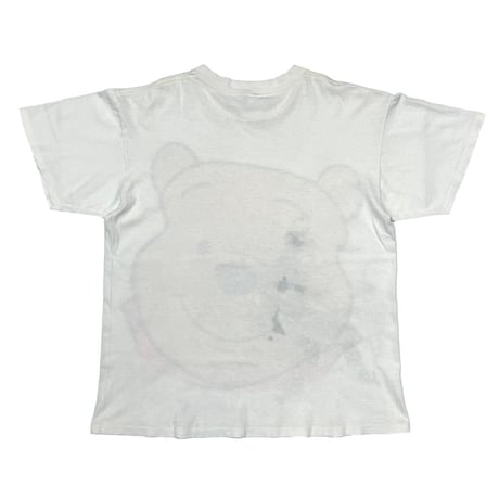 DISNEY VINTAGE WINNIE THE POOH BIG FACE WHITE LARGE 8808