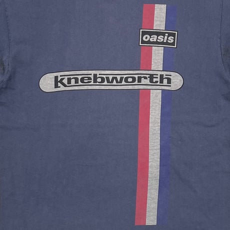 OASIS KNEBWORTH FADED NAVY SCREEN STARS LARGE 2580