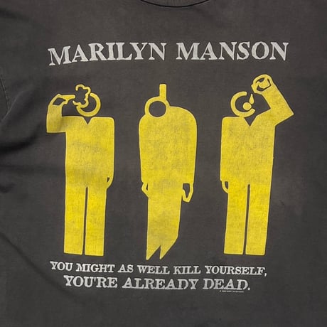 MARILYN MANSON 1996 SUICIDE YOU MIGHT AS WELL KILL YOURSELF YOU'RE ALREADY DEAD WINTERLAND XL 0392
