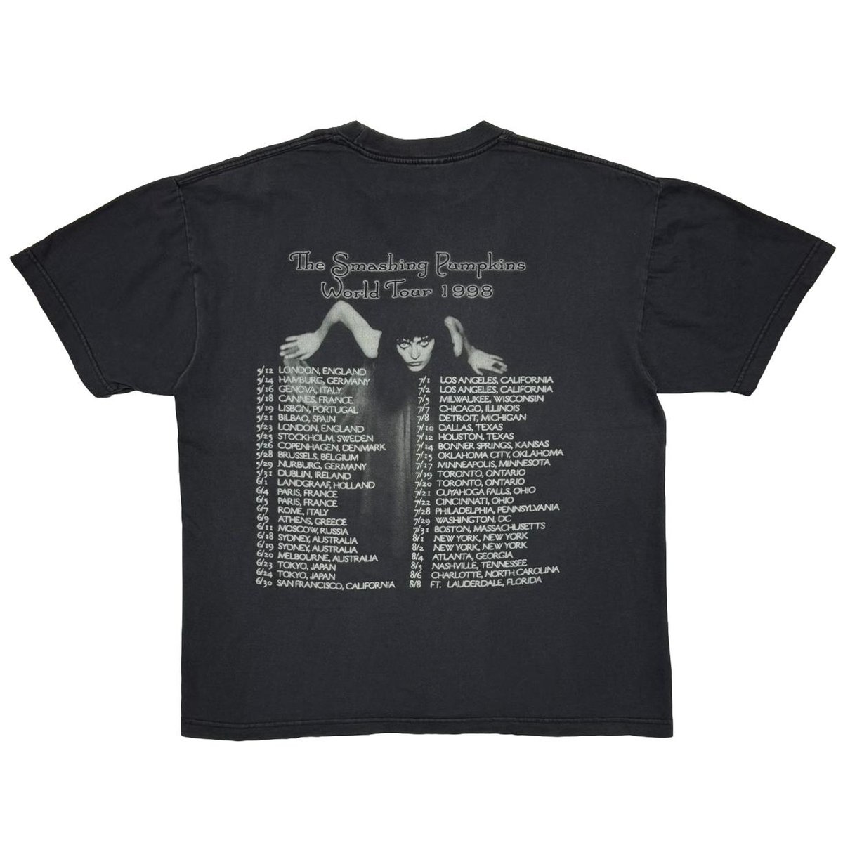Smashing Pumpkins Tシャツ XL THE SMASHING PUMPKINS ADORE WORLD TOUR 1998 FIT