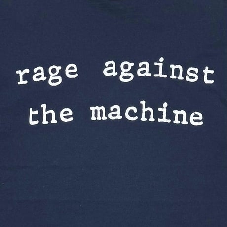 RAGE AGAINST THE MACHINE MOLOTOV FRONT LOGO NAVY TULTEX LARGE 2447
