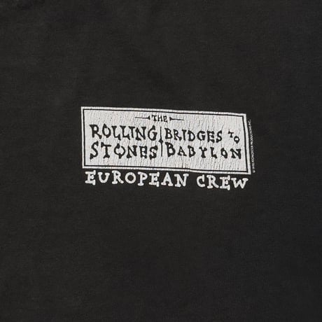 THE ROLLING STONES 1998 BRIDGES TO BABYLON EUROPEAN CREW ANVIL LARGE 5060