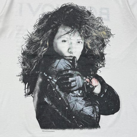 BON JOVI 1988 PORTRAIT BACK TOUR WHITE FITS XL 3322