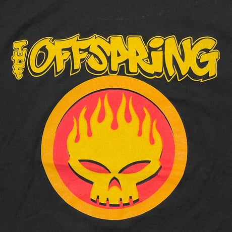 THE OFFSPRING FLAME SKULL MEDIUM 9887