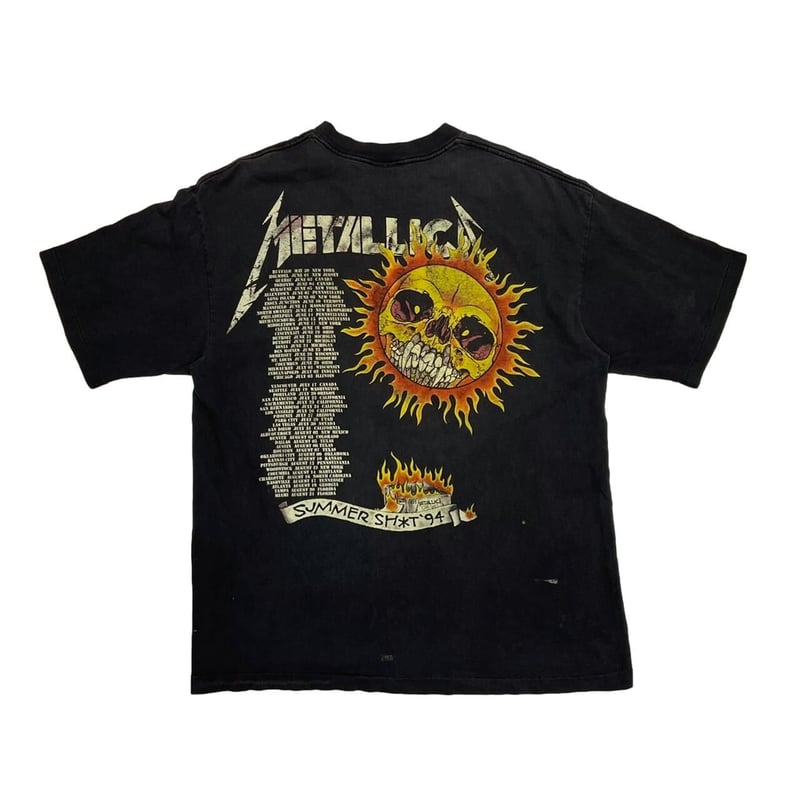 LLICA Tシャツ Damage Inc メタリカ Pushead Metallica [Metallica -Damage Inc] Vintage Pushead T-shirt