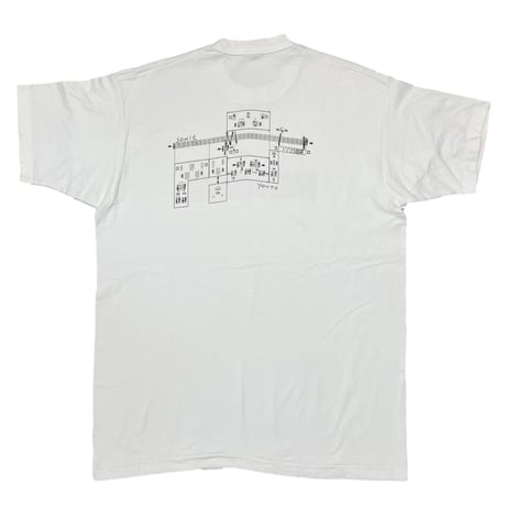 SONIC YOUTH 1993 STOCKHAUSEN WHITE FRUIT OF THE LOOM XL 3563