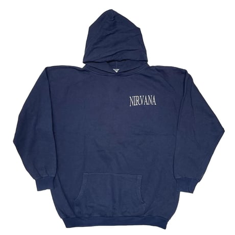 NIRVANA MEMBERS SWEAT HOODIE BOOTLEG NAVY EURO XL 9334