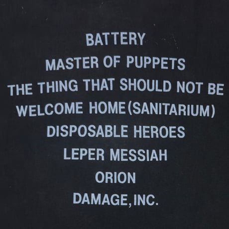 METALLICA MASTER OF PUPPETS Y2K FITS XL 1623