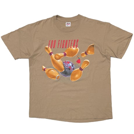FOO FIGHTERS 1996 WORLD TOUR TAN ANVIL XL 0822