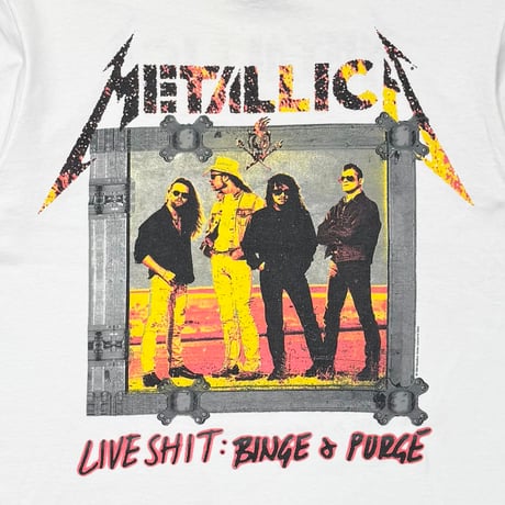 METALLICA SUMMER SHIT 1994 WHITE GIANT BY TEE JAYS LARGE 3045