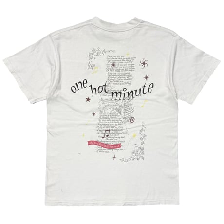 RED HOT CHILI PEPPERS ONE HOT MINUTE WORLD TOUR 1997 BATHROOM WHITE FITS LARGE 0839