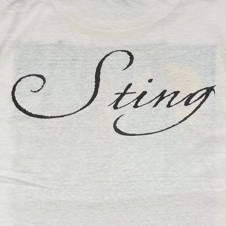 STING DOUBLE SIDE PRINT THE SOUL CAGES WHITE FITS LARGE 3217