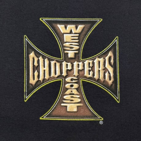 WEST COAST CHOPPERS IRON CROSS & MOTORCYCLE FITS LARGE 5306