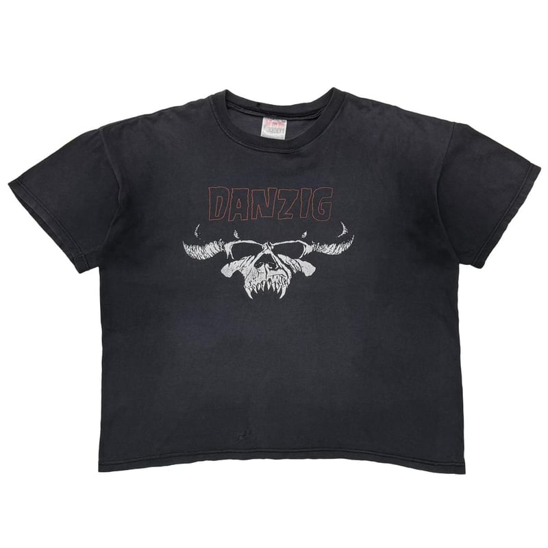 DANZIG 88年 ツアーピック DANZIG BACK ALIENS BLACK FITS XL 8502 | greatLA