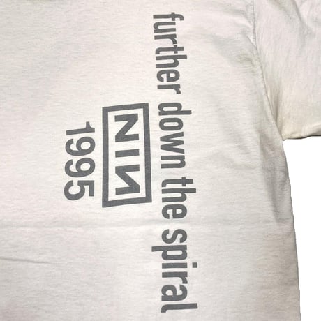 NINE INCH NAILS DOWNWARD SPIRAL WHITEALL SPORT XL 6518