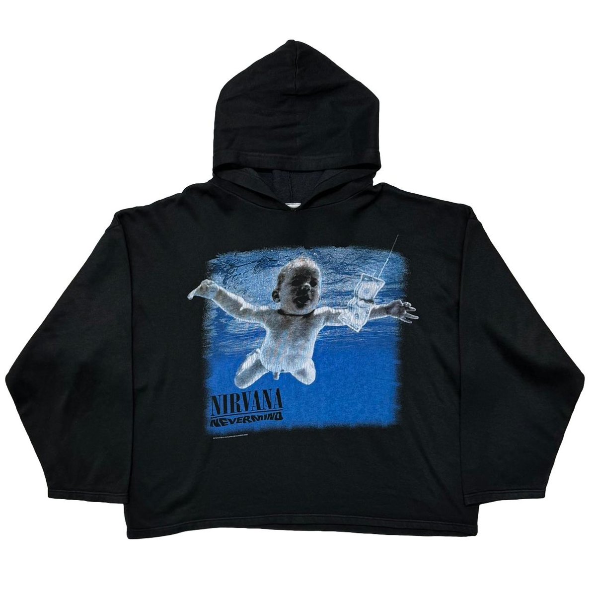 NIRVANA Y2K NEVERMIND BACK KURT COBAIN MONOCHRO