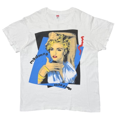 MADONNA 1990 BLOND AMBITION WORLD TOUR WHITE HANES XL 2471