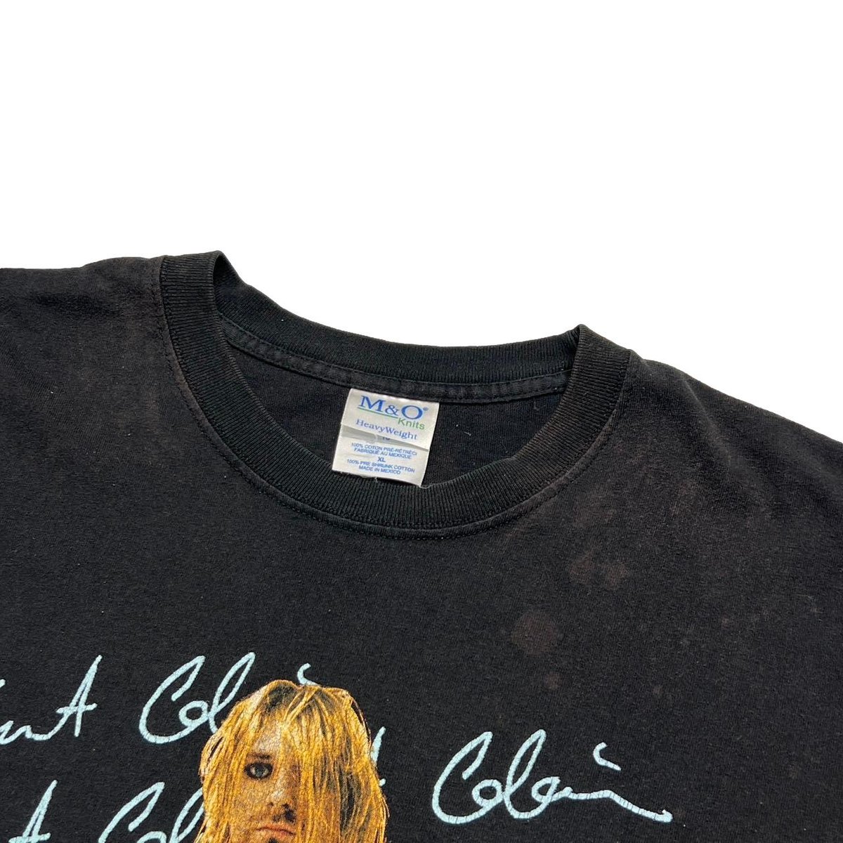 NIRVANA KURT COBAIN Tシャツ 希少sizeL   M&O 黒 NIRVANA KURT COBAIN DRESS M&O XL 8211 | greatLA