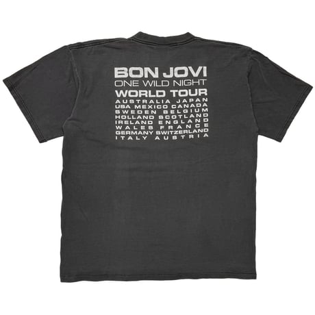 BON JOVI 2001 ONE WILD NIGHT WORLD TOUR GIANT FITS XL 4303