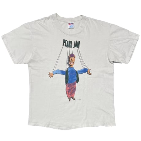 PEARL JAM 1993 FREAK WHITE HANES LARGE 9047
