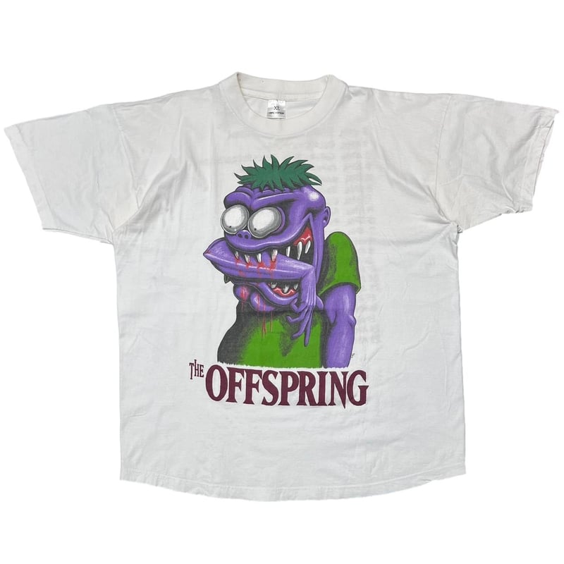 トップス THE OFFSPRING BITE ME 1995 WHITE XL THE OFFSPRING BITE ME 1995 WHITE XL 5912 | grea