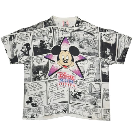 DISNEY VINTAGE MGM STUDIOS COMIC OVP WHITE OSFA FITS XL 7353