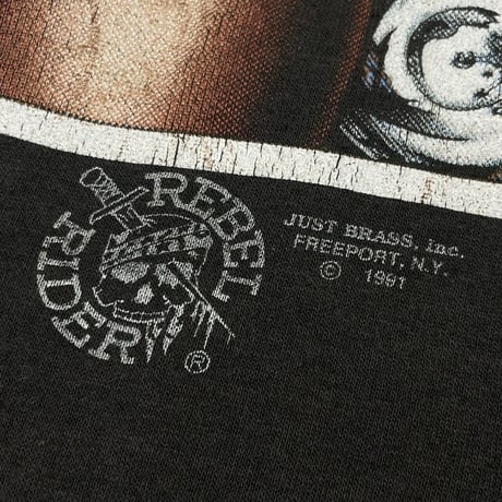 REBEL RIDER 1991 BIKER TEE FITS XL 4418