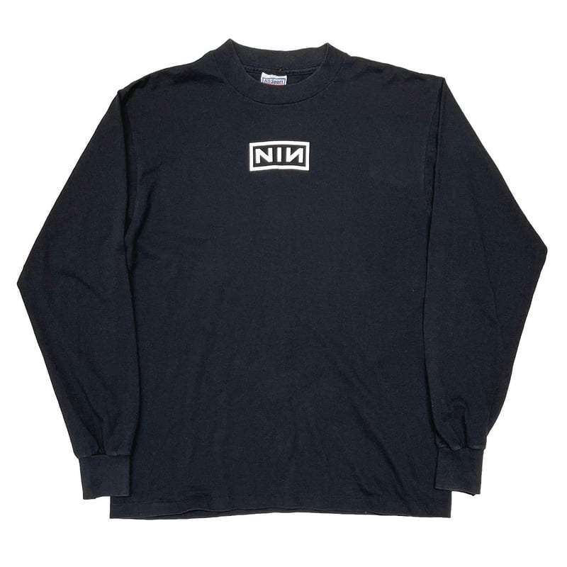 NINE INCH NAILS DOWNWARD SPIRAL LS NIN BOX LOGO