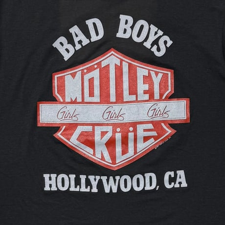 MOTLEY CRUE 1987 GIRLS GIRLS GIRLS WORLD '87-88 FITS MEDIUM 1076