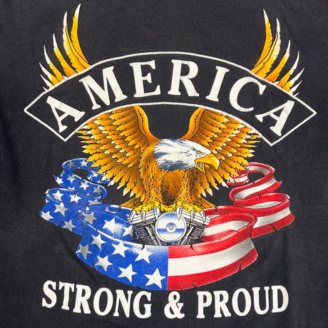 OLD & VINTAGE AMERICA STRONG & PROUD LS FITS M-L 4418