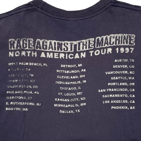 RAGE AGAINST THE MACHINE 1997 BARBARA KRUGER Who is beyond the law ? NAVY GIANT XL 4662