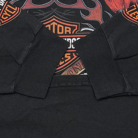 HARLEY DAVIDSON	2007 PINNUP GIRLS ARM FLAME LS XXL 1003