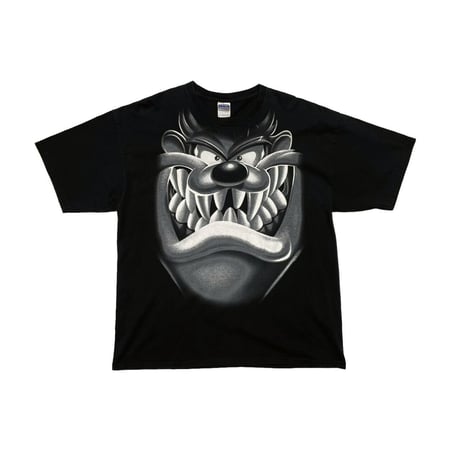 LOONEY TUNES TAZMANIAN DEVIL BIG FACE TEE BLACK XL 07345