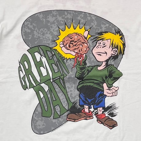 GREEN DAY 1994 EAT YOUR PARENTS WHITE BROCKUM LARGE 6957