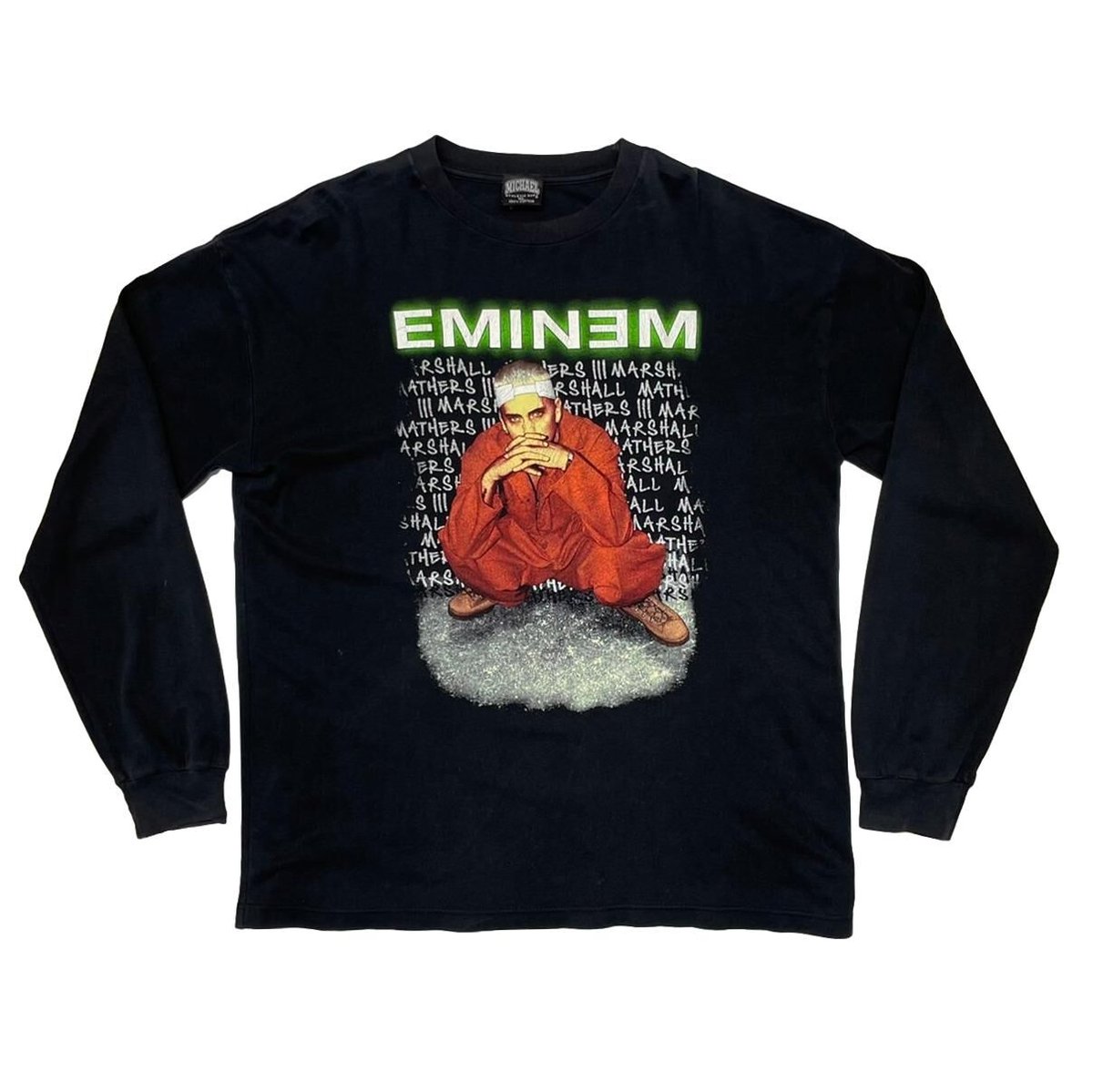 EMINEM CRIMINAL LS TEE MICHAEL TAG XL BLACK 750