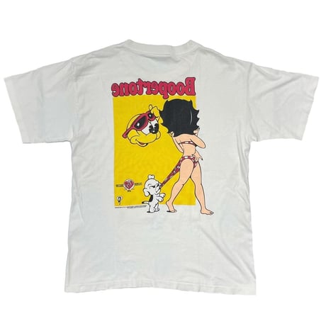 BETTY BOOP BOOPERTONE Coppertone PARODY DOUBLE SIDE WHITE MURINA LARGE 9028